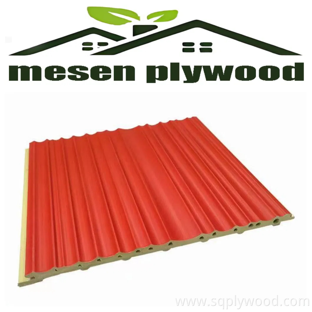 Durable Solid Interior Custom Wood Plastic Wood Composite WPC Wall Panel for Decoration